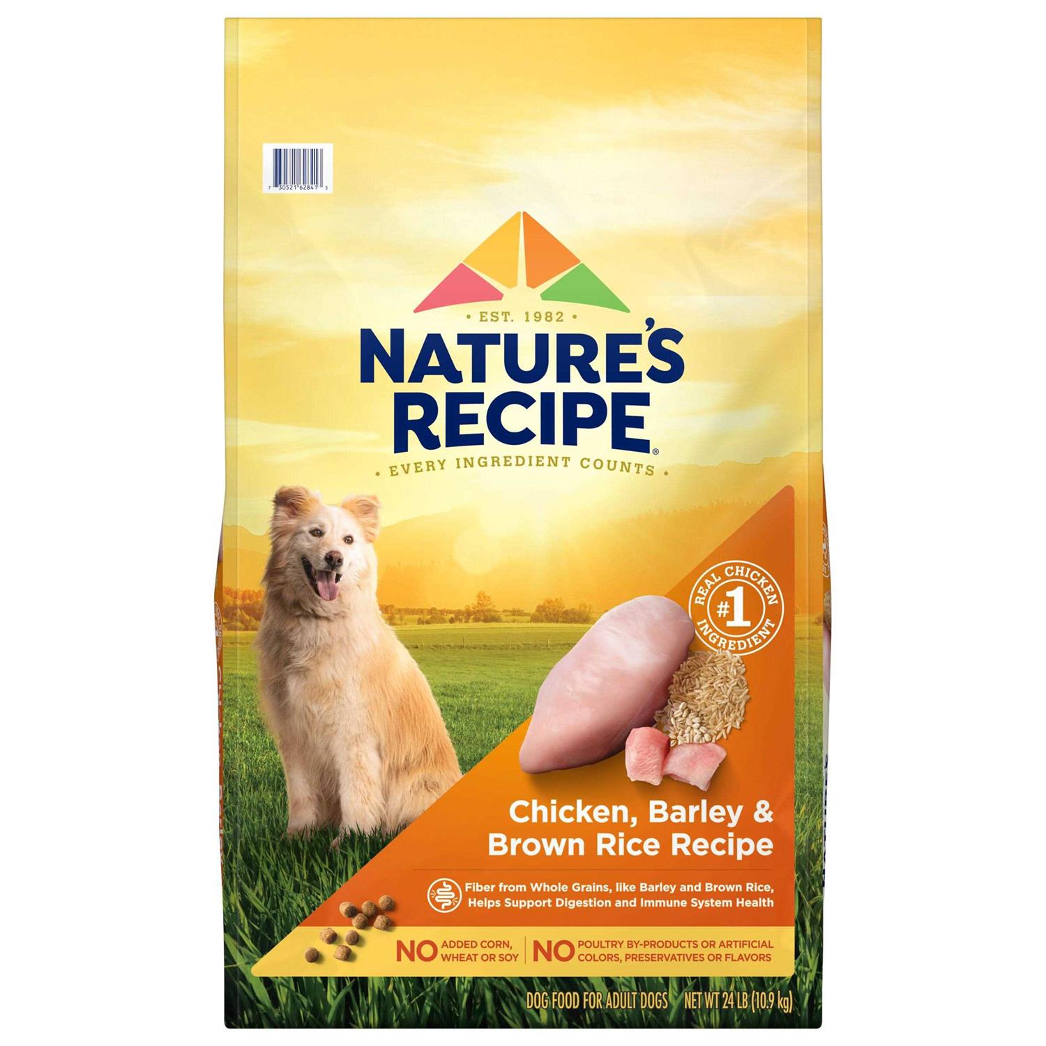 Nature's Recipe Adult Chicken & Rice Recipe Dry Dog Food - Pet Supplies online store