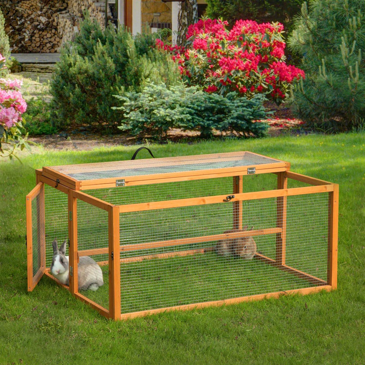 Coziwow Chicken Coop & Roosting Bar Small Pet Hutch - Pet Supplies online store