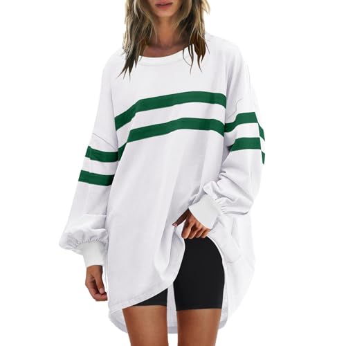 Pullover Sweaters For Women Casual Women 2024 Fall Sweater Long Sleeve Pullover Loose Crewneck Batwing Sweater