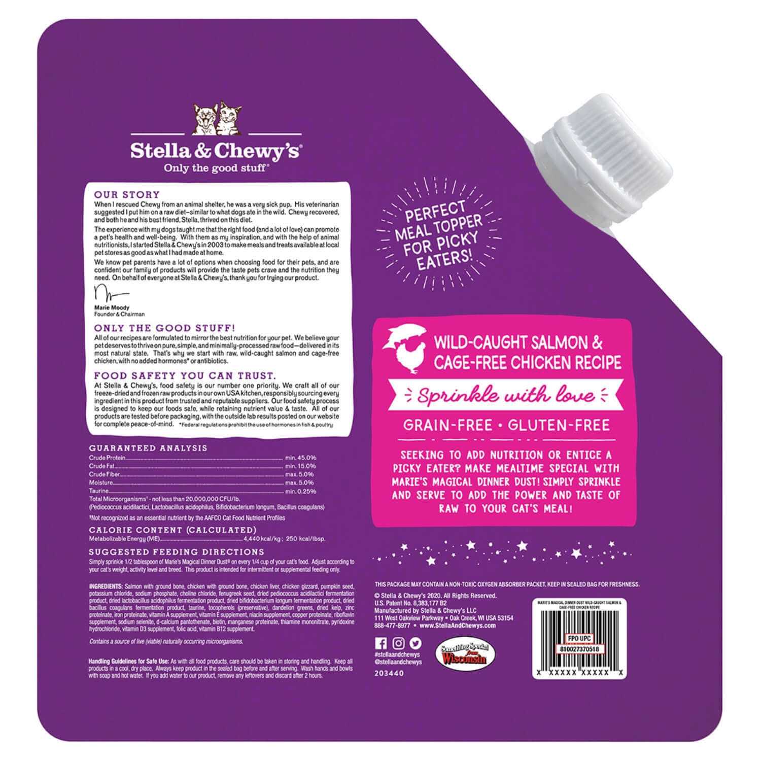 Stella & Chewy's Marie's Magical Dinner Dust - Pet Supplies online store