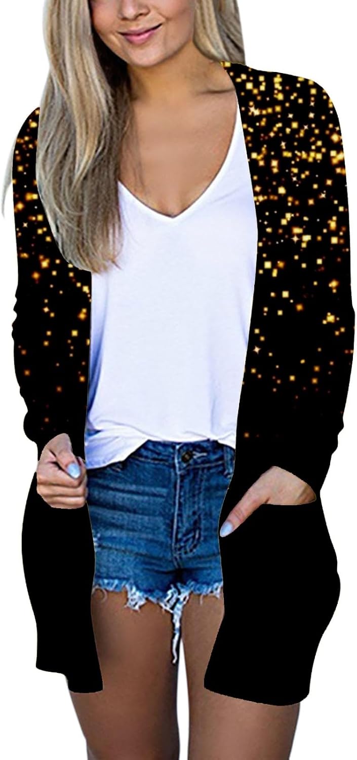 Open Front Long Cardigan Long Cardigan Sweaters for Women Lightweight Duster Sweater Vest Dress Women liquidation pallets of bulk teacher deals today 2022 wholesale bulk crop tops to resale