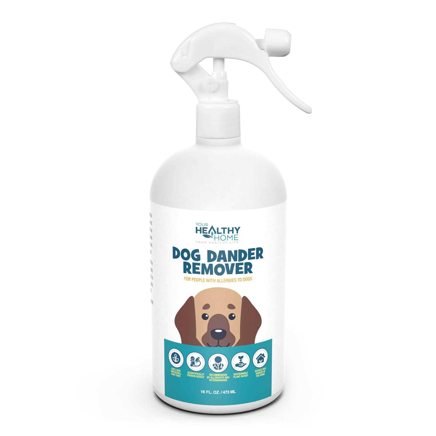 YourHealthyHome Dog Dander Remover & Allergy Relief Spray|All Natural Effective Treatment for Dog Allergies|Vet Recommend - Pet Supplies online store