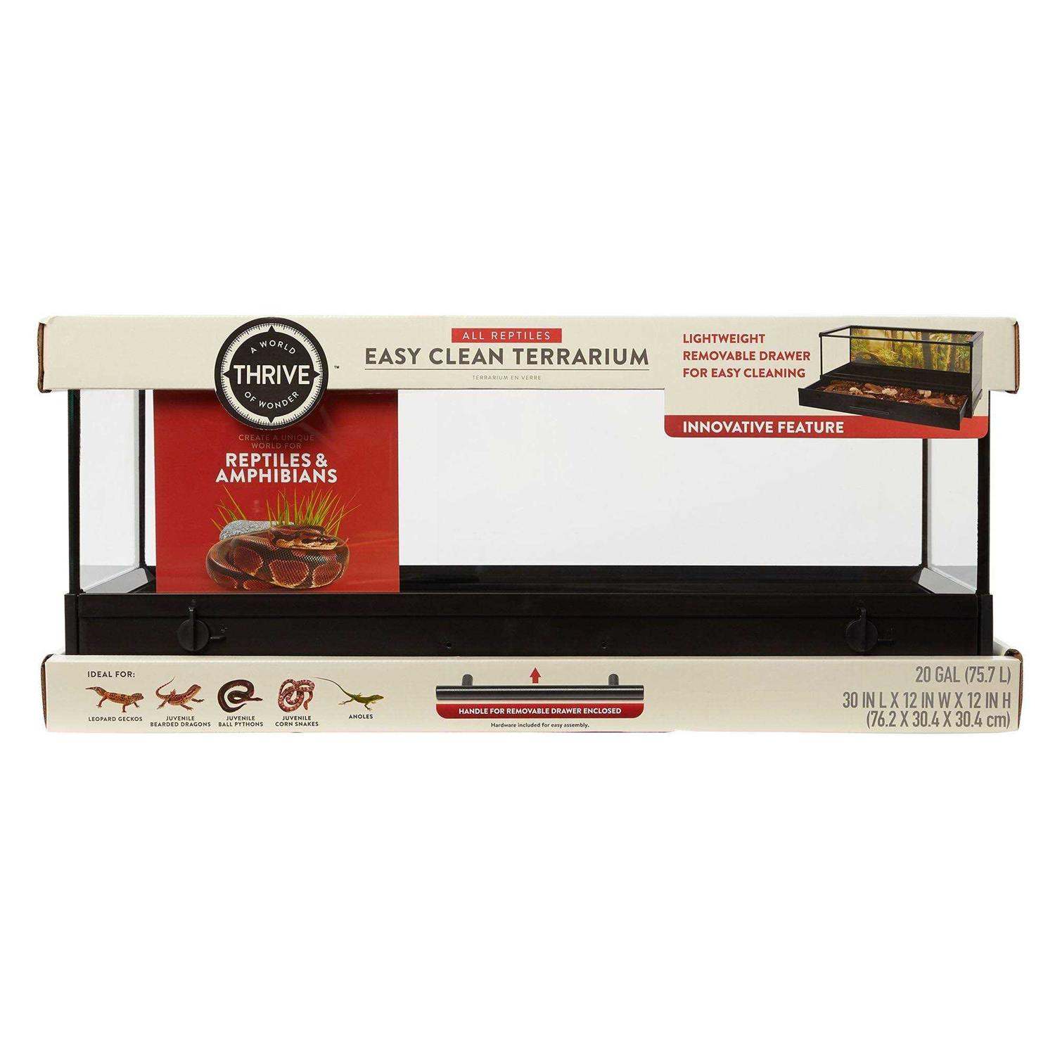 Thrive Easy Clean Terrarium - Pet Supplies online store