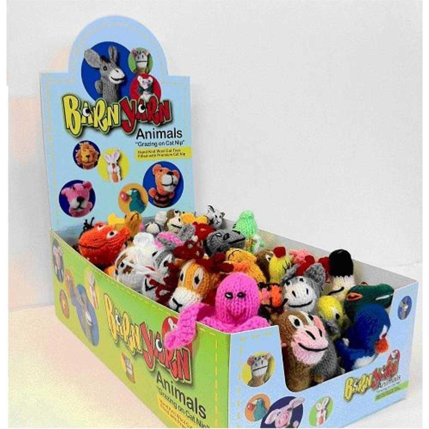 Chilly Dog Barn Yarn Hand Knit Wool Cat Toy with Catnip - Pet Supplies online store