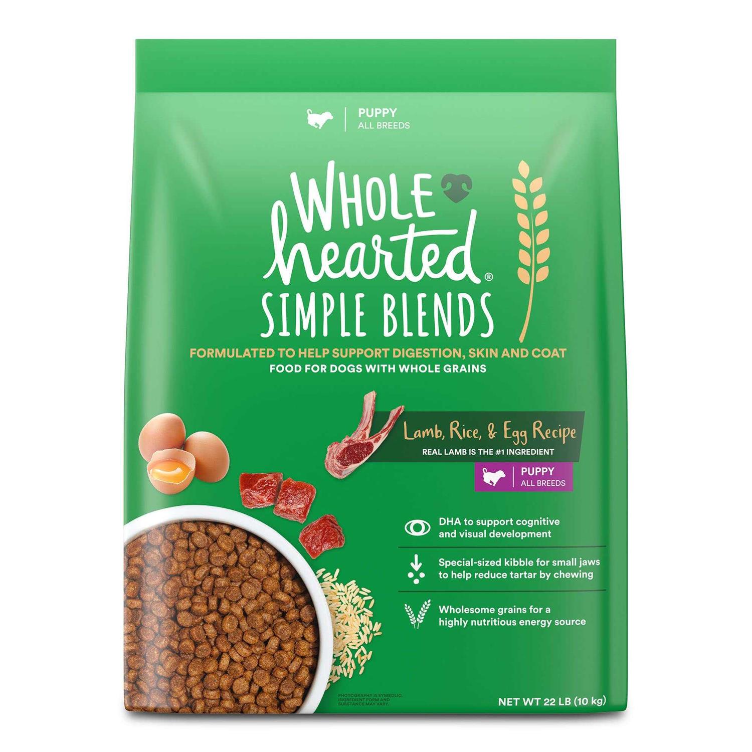 WholeHearted Simple Blends Lamb Rice & Egg Recipe Dry Food - Pet Supplies online store