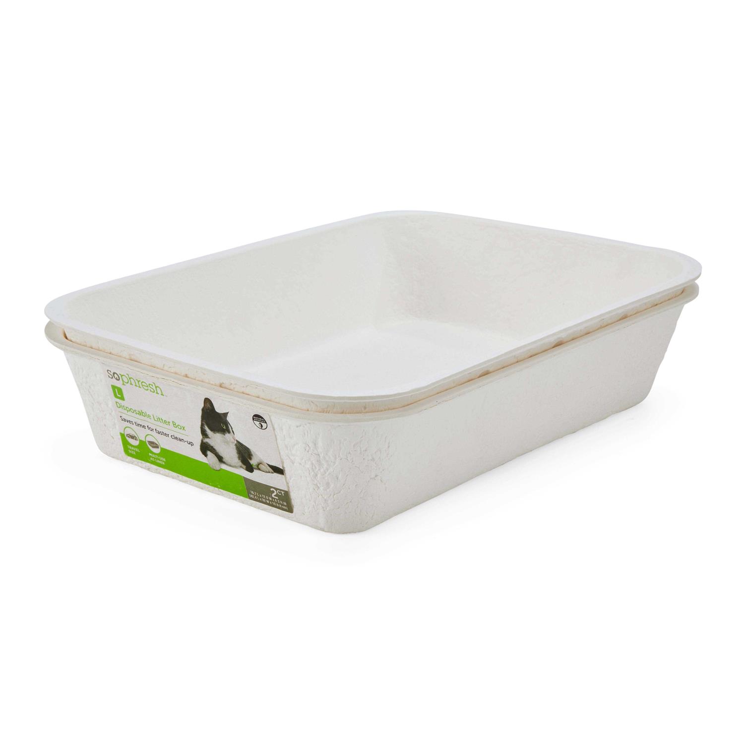 So Phresh Disposable Large Cat Litter Pans - Pet Supplies online store