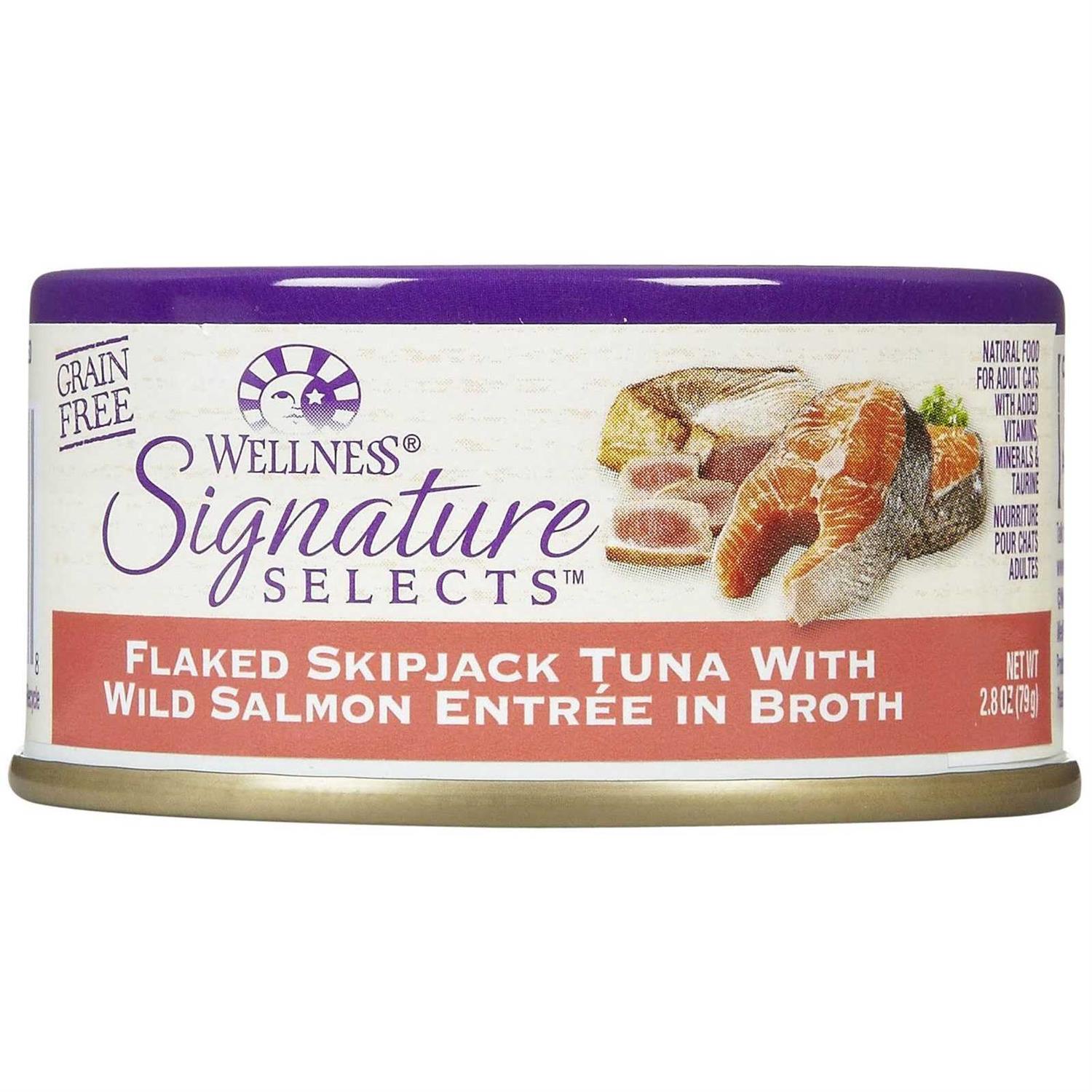 Wellness Signature Selects Natural Grain Free Cat Food Tuna & Salmon - Pet Supplies online store