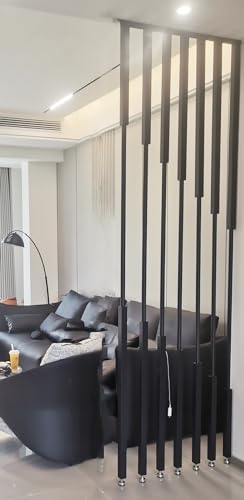 240 230 220 210 200 190 180 170 160 150 140 130 120 110 100 90 80 70 Cm Tall Partitions Room Dividers 7 Pcs, Office Kids Bedroom Cubicle Roomdivider/Modern Chinese Privacy Screens, Iron (Color : 7 p