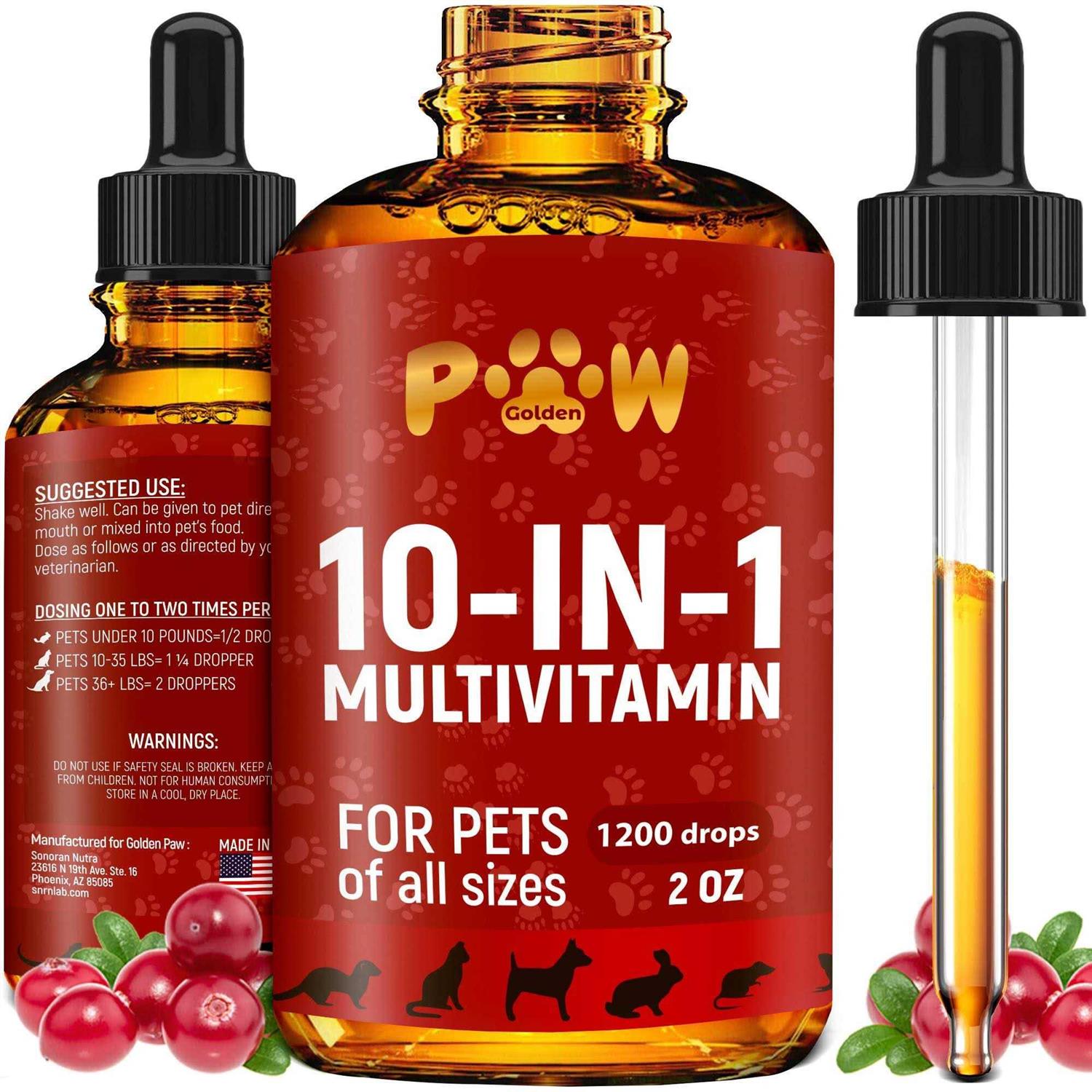 10 In 1 Cat & Dog Multivitamin Hip & Joint Vitamins for Dogs Vitamins c D B1-12 - Pet Supplies online store