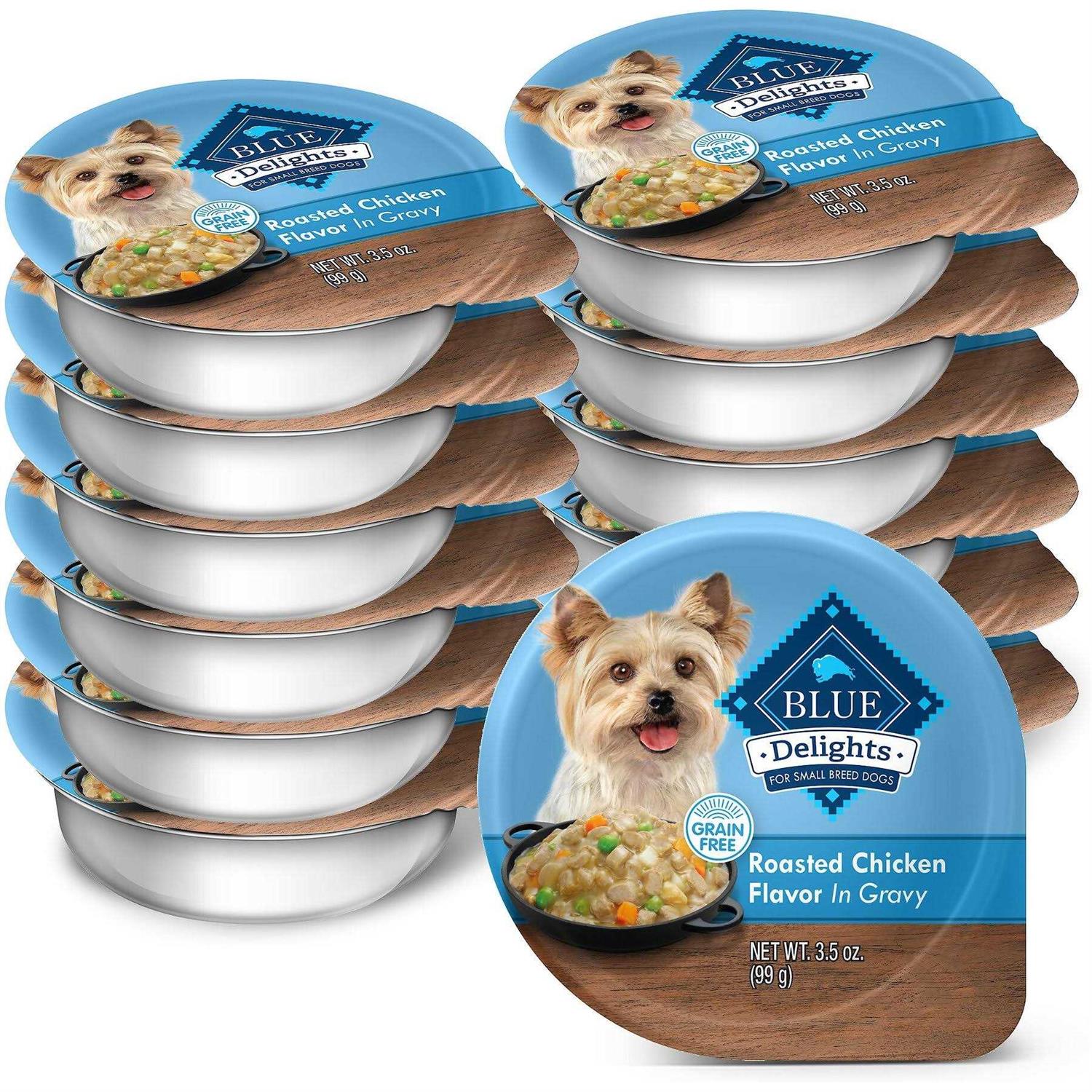 Blue Buffalo Divine Delights Small Breed Rotisserie Chicken in Gravy Dog Food Cup 3.5-oz - Pet Supplies online store