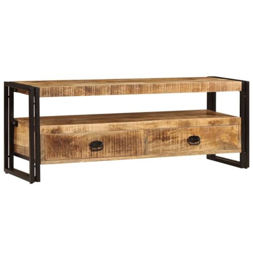 Industrial TV Stand, TV Console Table for Living Room,Sofa Table for Entryway,Media Entertainment Center, TV Cabinet 47.2