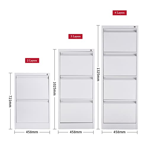 Filling Cabinet Modern Minimalist Iron Filing Cabinets for Office Storage Cabinets 4 Drawers Metal Rack Simple File Cabinet Living Room Cabinet for Home Office (Color : 4 Draws-C)