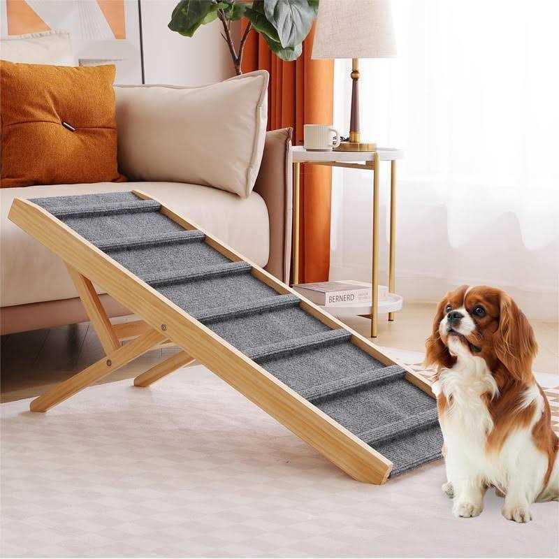 Smilebaby Large Dog Pet Ramp Stairs for Bed Car Truck Couch SUV,Dog Pet Ramp for Small Large Dogs Pets to Get on High Bed Truck Couch Sofa - Pet Supplies online store