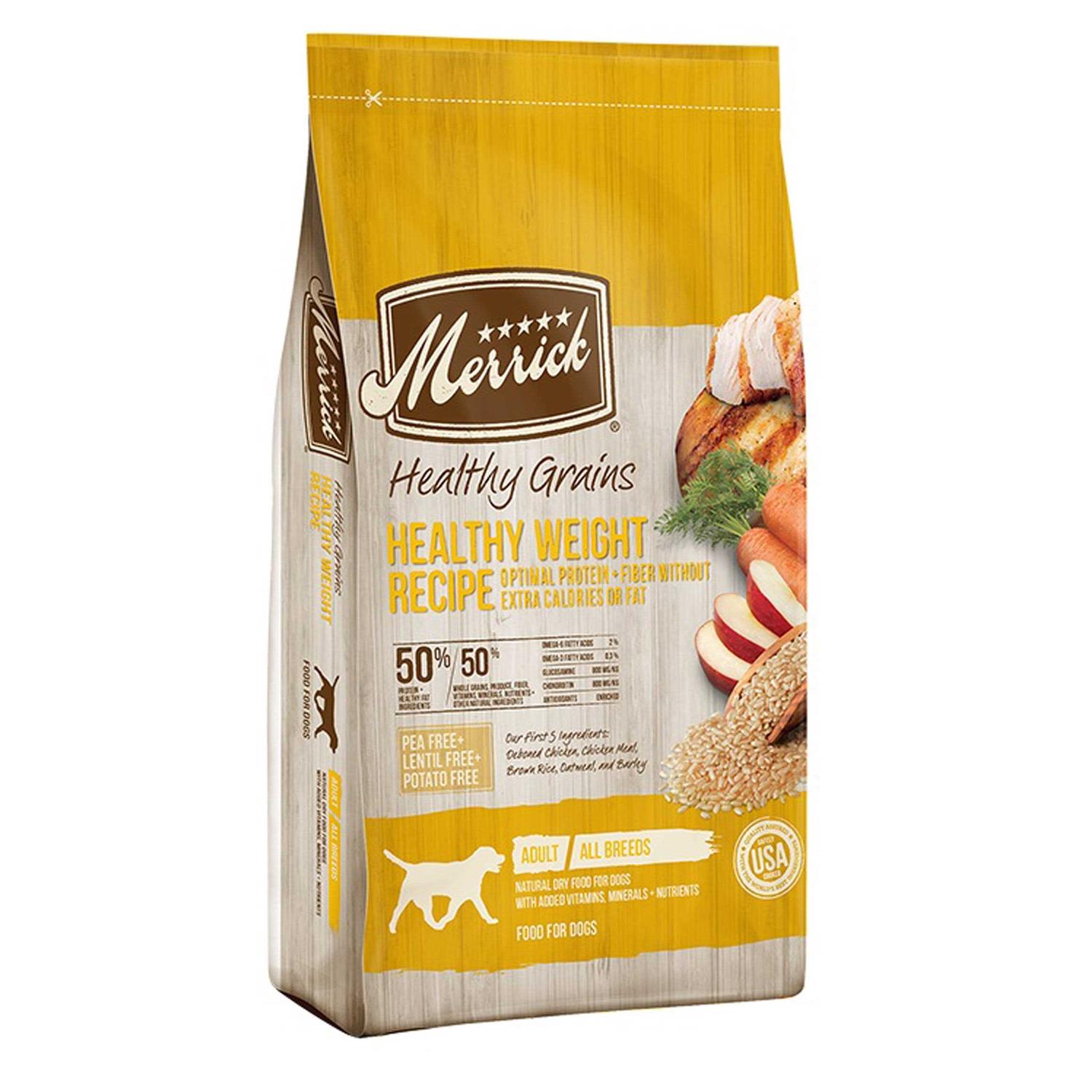 Merrick Healthy Grains Dry Dog Food Healthy Weight Recipe - Pet Supplies online store