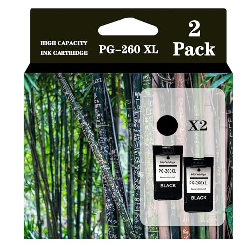 PG-260XL Ink Cartridges CL-261XL Compatible for Canon TR7020 TS6420 TS5320 TS5350 Printers High-Yield Replacement,C, normal