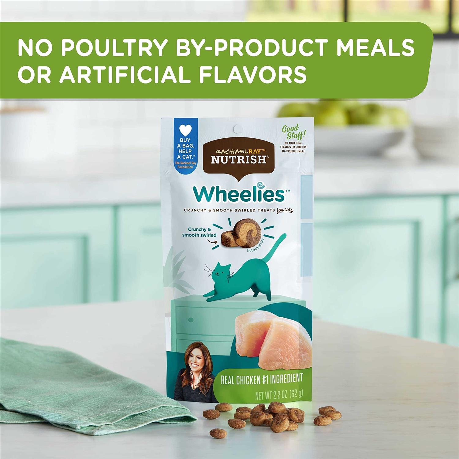 Rachael Ray Nutrish Wheelies Cat Treats - Pet Supplies online store