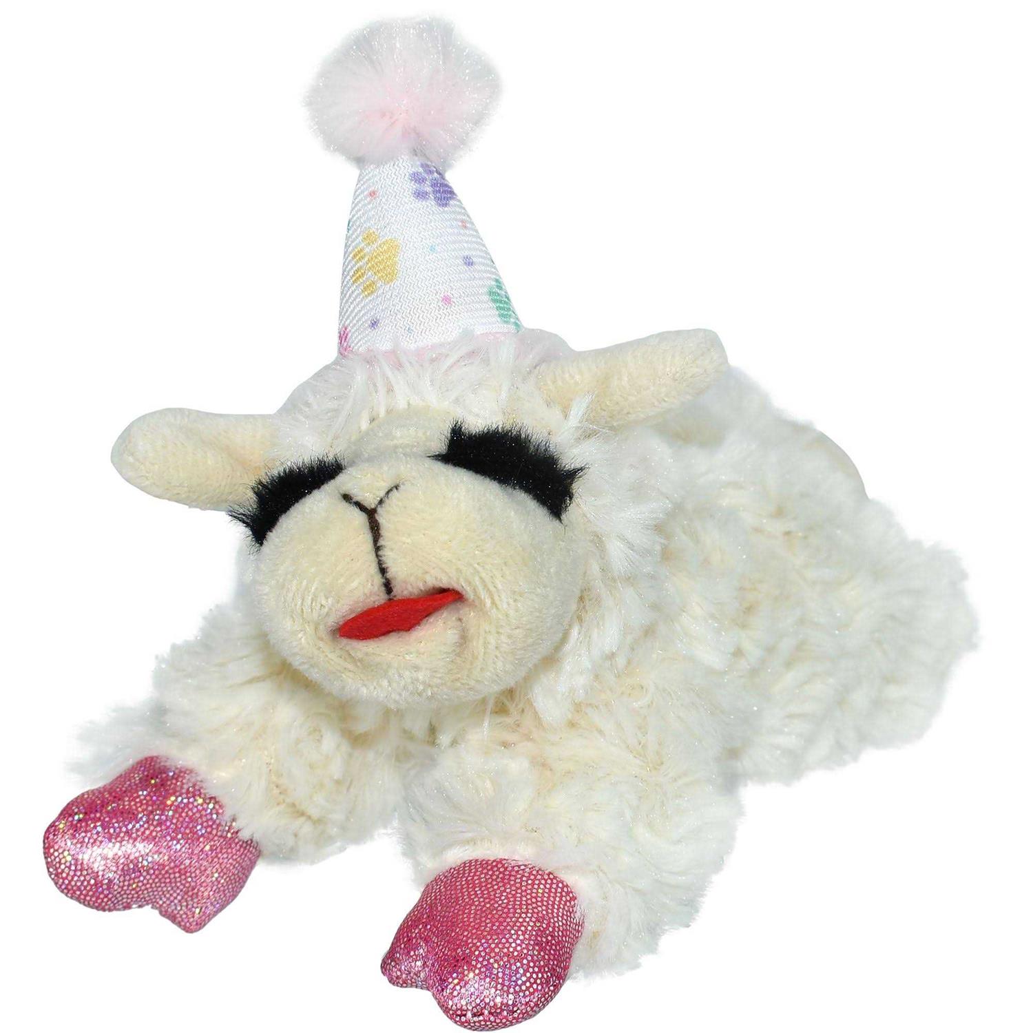 Multipet Birthday Lamb Chop Dog Toy - Pet Supplies online store