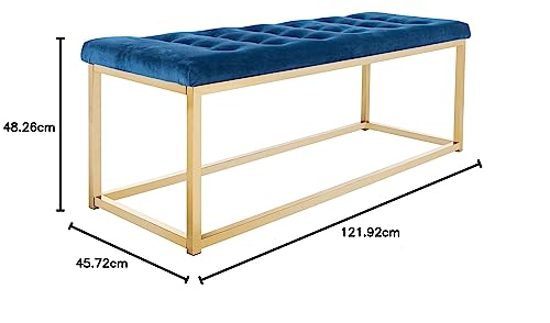 Safavieh Home Collection Reynolds Tan and Black Bench