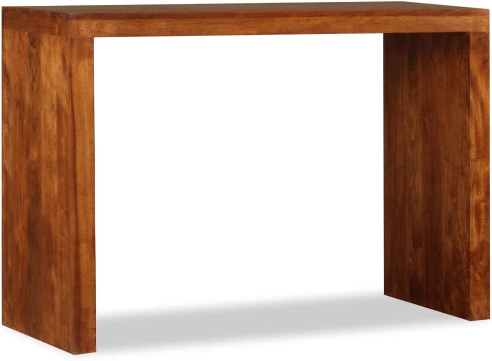 Home Entryway Stylish Large Surface Area Natural Accent Console Table, for Bedroom, Living Room,Dining Room, Sofa Couch， Console Table Solid Wood with Sheesham Finish 43.3