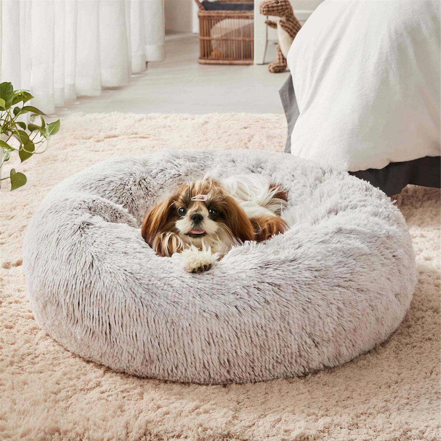 WESTERN HOME WH Western Home Faux Fur Dog Bed & Cat Bed Original Calming Dog Bed for Small Medium Large Pets - Pet Supplies online store