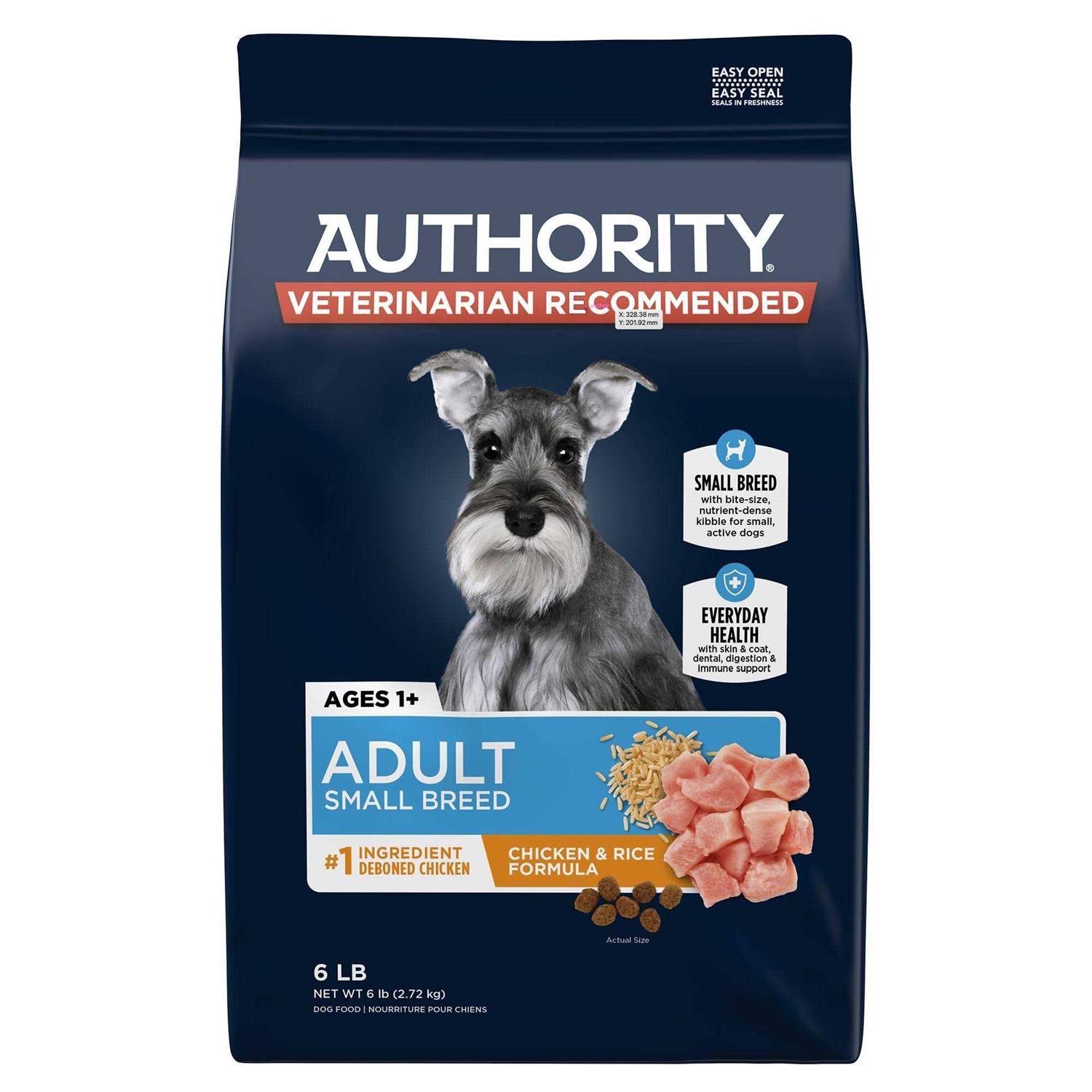 Authority Everyday Health Small Breed Adult Dry Dog Food - Pet Supplies online store