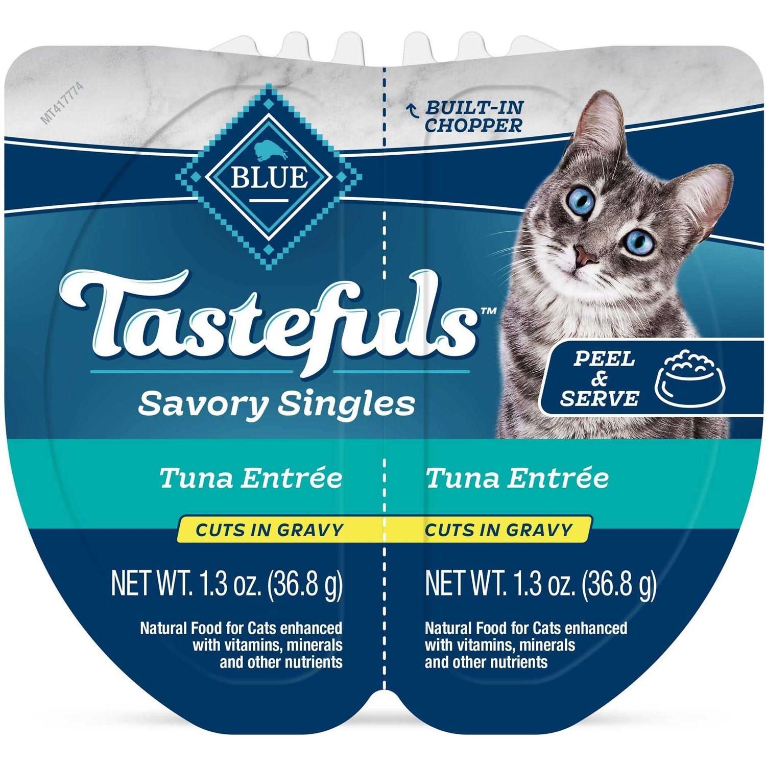 Blue Buffalo Tastefuls Savory Singles Wet Cat Food - Pet Supplies online store