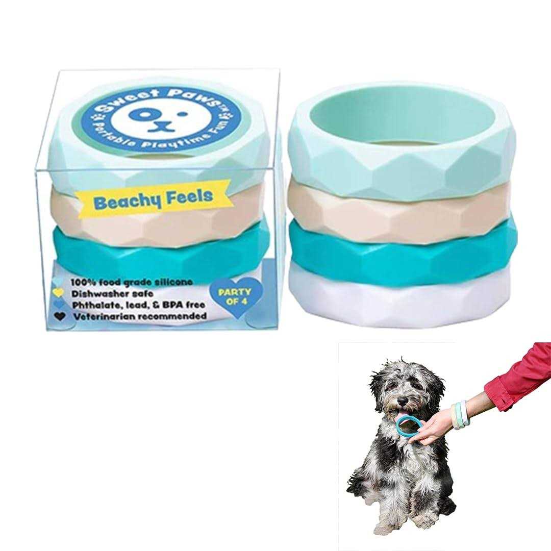 Sweet Paws Wearable Stack Puppy Teether Chew Toy - Pet Supplies online store