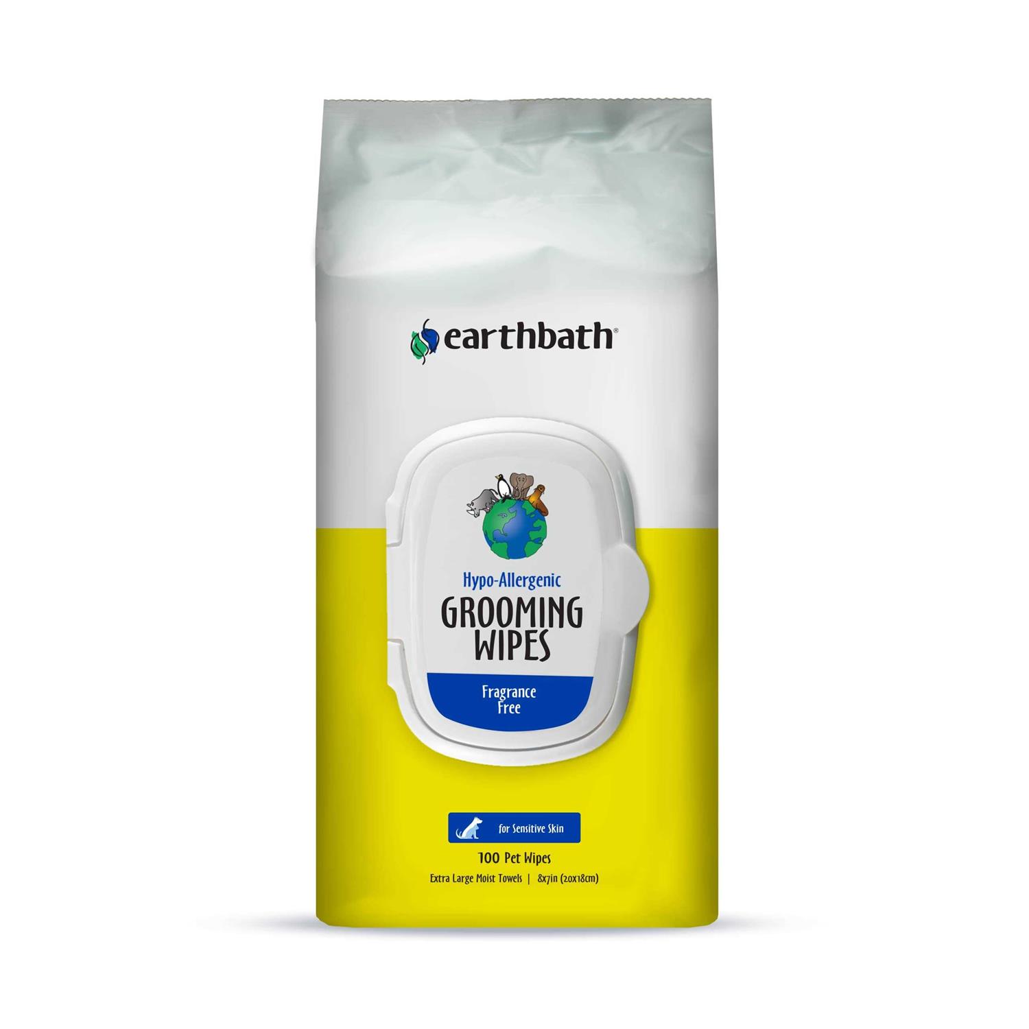 Earthbath Grooming Wipes Hypo Allergenic - Pet Supplies online store