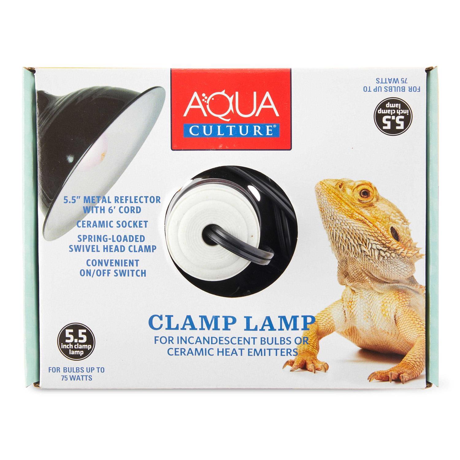 Aqua Culture 5.5 inch Clamp Lamp - Pet Supplies online store