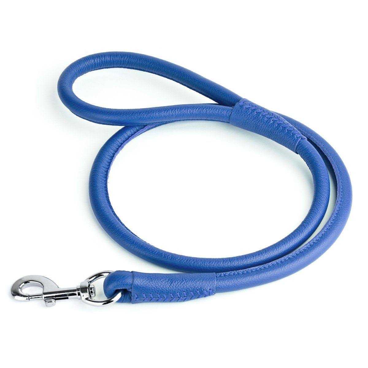 Dogline Soft Leather Round Leash - Pet Supplies online store