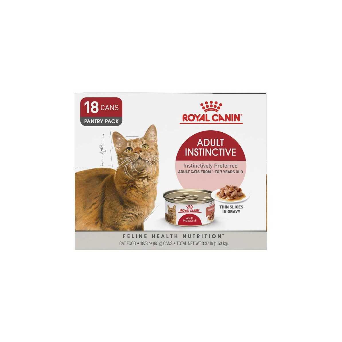 Royal Canin Adult Instinctive Thin Slices in Gravy Cat Food - Pet Supplies online store