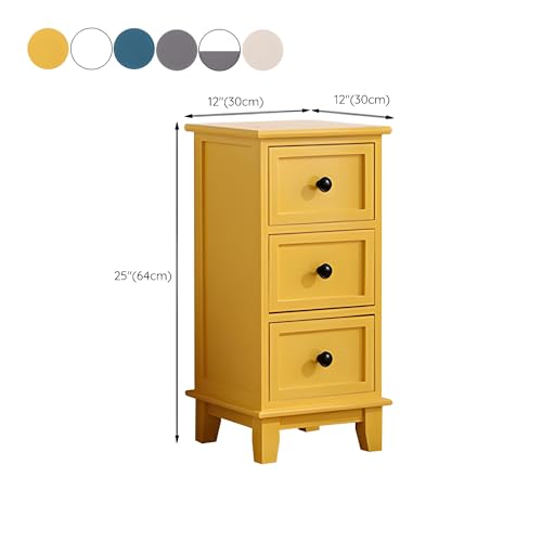 LITFAD Nightstand Contemporary Wood Lingerie Chest with Drawers Multifunctional Storage Locker Multi-Layer Living Room Cabinet - Blue 12