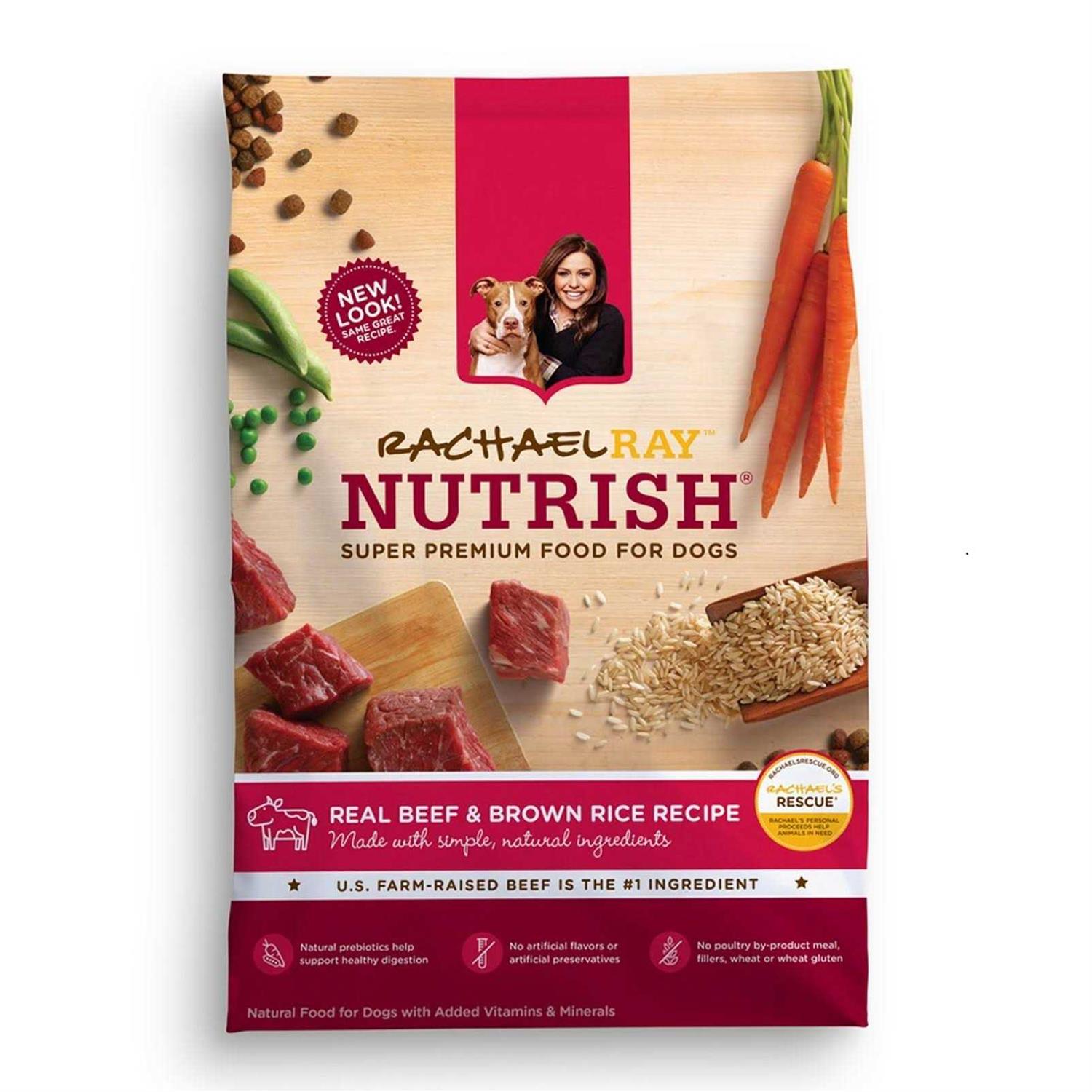 Rachael Ray Nutrish Real Beef Pea & Brown Rice Dry Dog Food - Pet Supplies online store