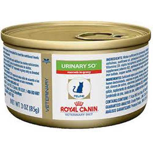 Royal Canin Veterinary Diet Urinary SO Canned Cat Food, 3-oz can - Pet Supplies online store