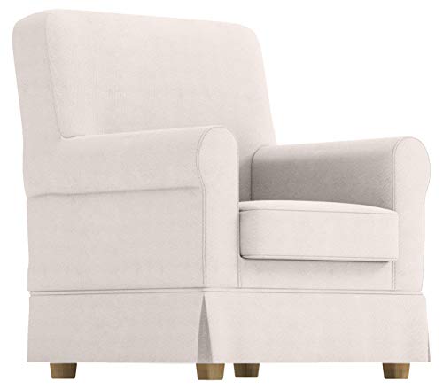 Duable Ektorp Jennylund Cover Replacement Custom Made Compatible for IKEA Jennylund Chair. an Armchair Sofa Slipcover Replacement (Polyester Flax Beige)