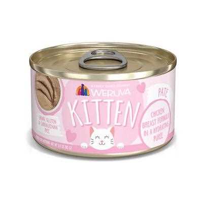 Weruva Chicken Breast Formula in a Hydrating Puree Wet Cat Food, 3-oz, 12 count - Pet Supplies online store