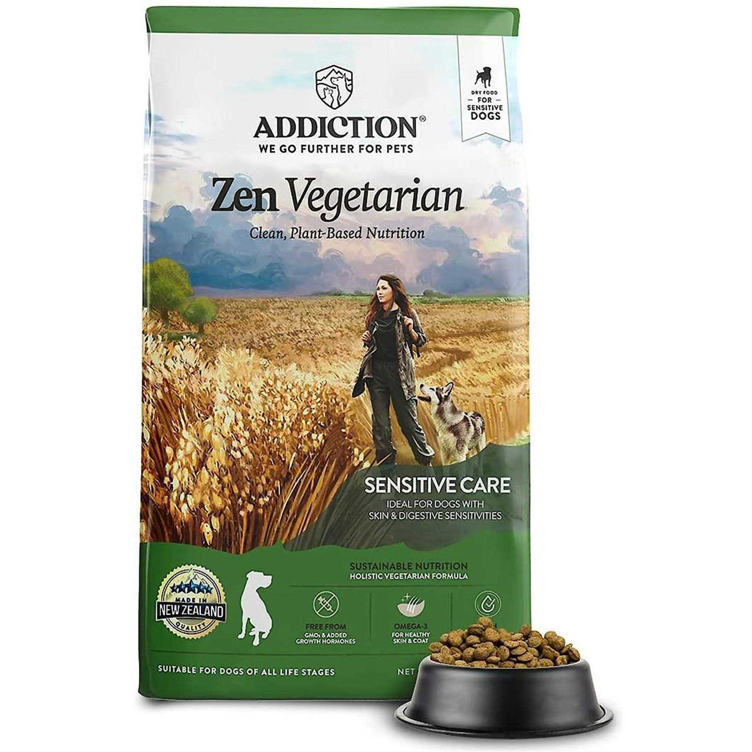 Addiction Zen Vegetarian Dry Dog Food - Pet Supplies online store