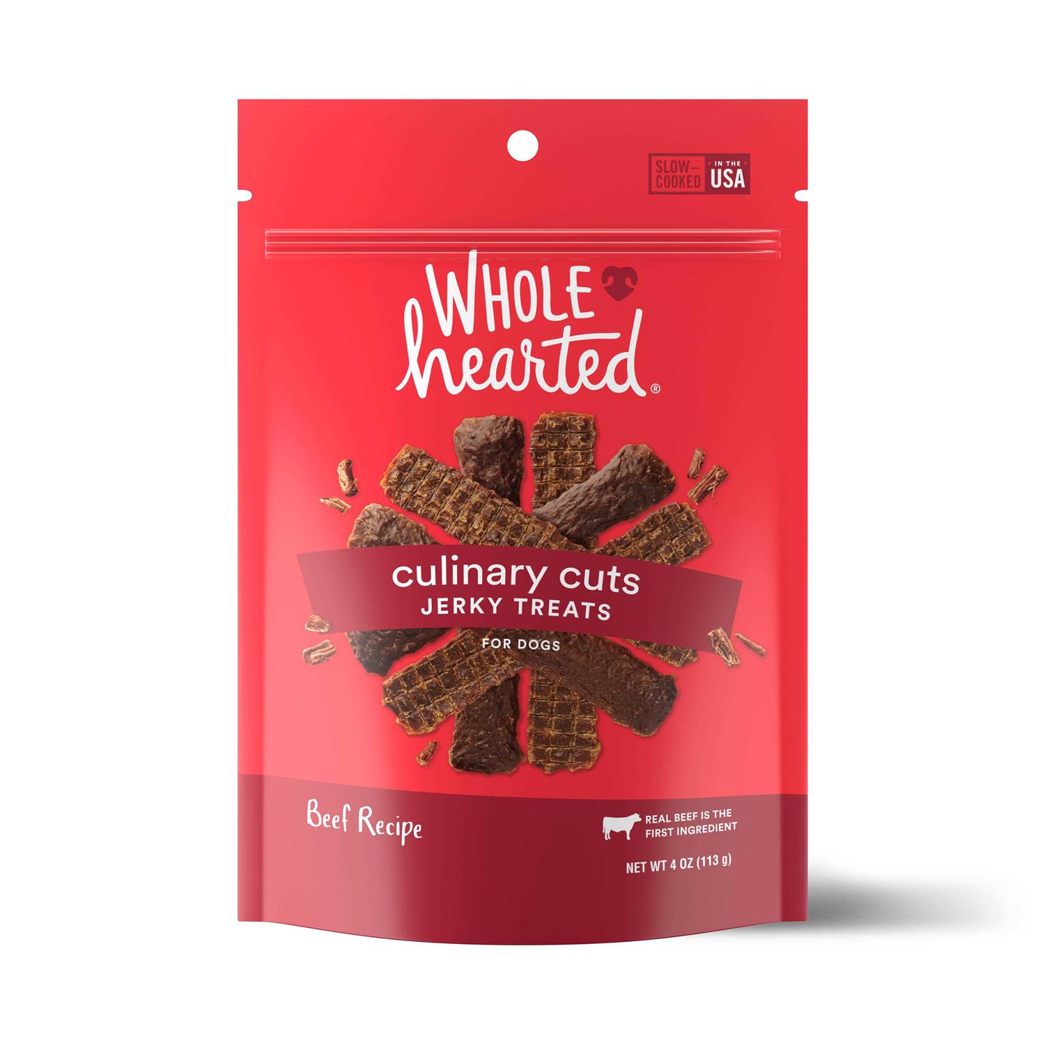 WholeHearted Culinary Cuts Recipe Jerky Dog Treats - Pet Supplies online store