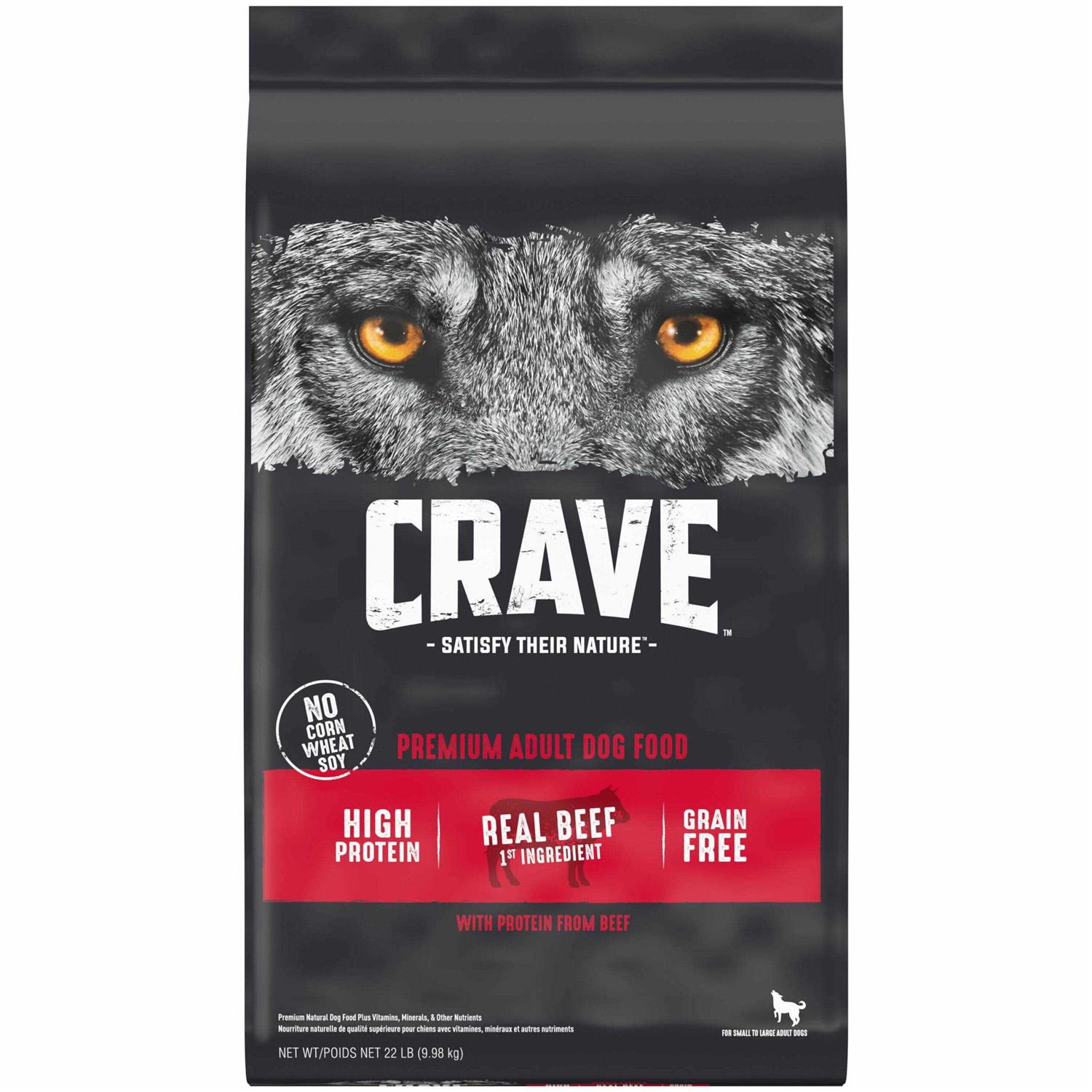 Crave Grain Free Adult Dry Dog Food with Protein - Pet Supplies online store