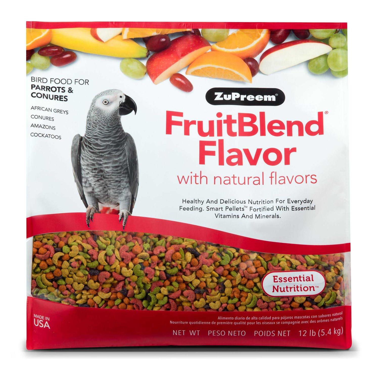 Zupreem FruitBlend Flavor Bird Food - Pet Supplies online store