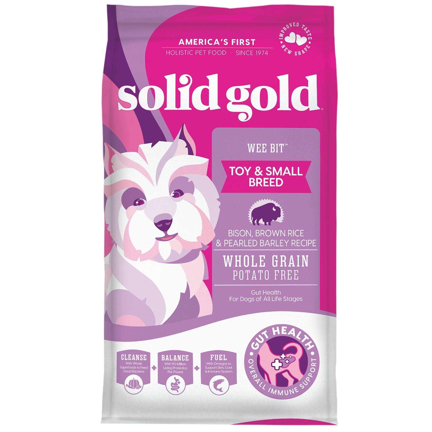 Solid Gold Wee Bit Small Breed Dry Dog Food - Pet Supplies online store