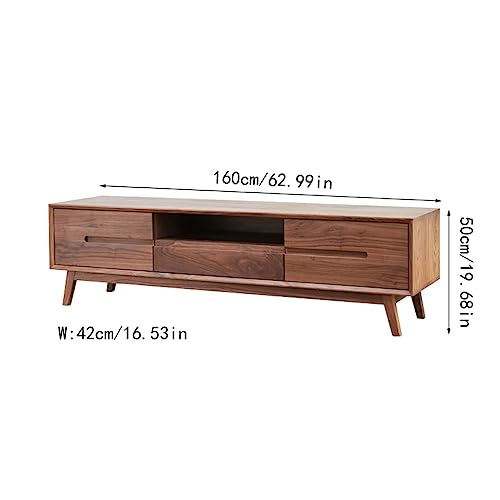 Tv Stand Tv Table Stand 63/70.8 Inch TV Stand with 3 Storage Drawers and Open Shelves Living Room Entertainment Center Simple Sideboard Tv Stands for Living Room(M-160cm)