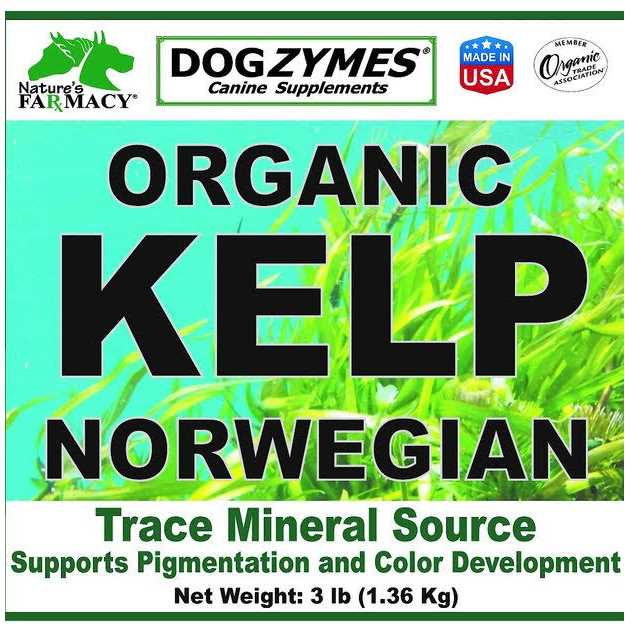 Dogzymes Organic Norwegian Kelp with Organic Garlic - Pet Supplies online store
