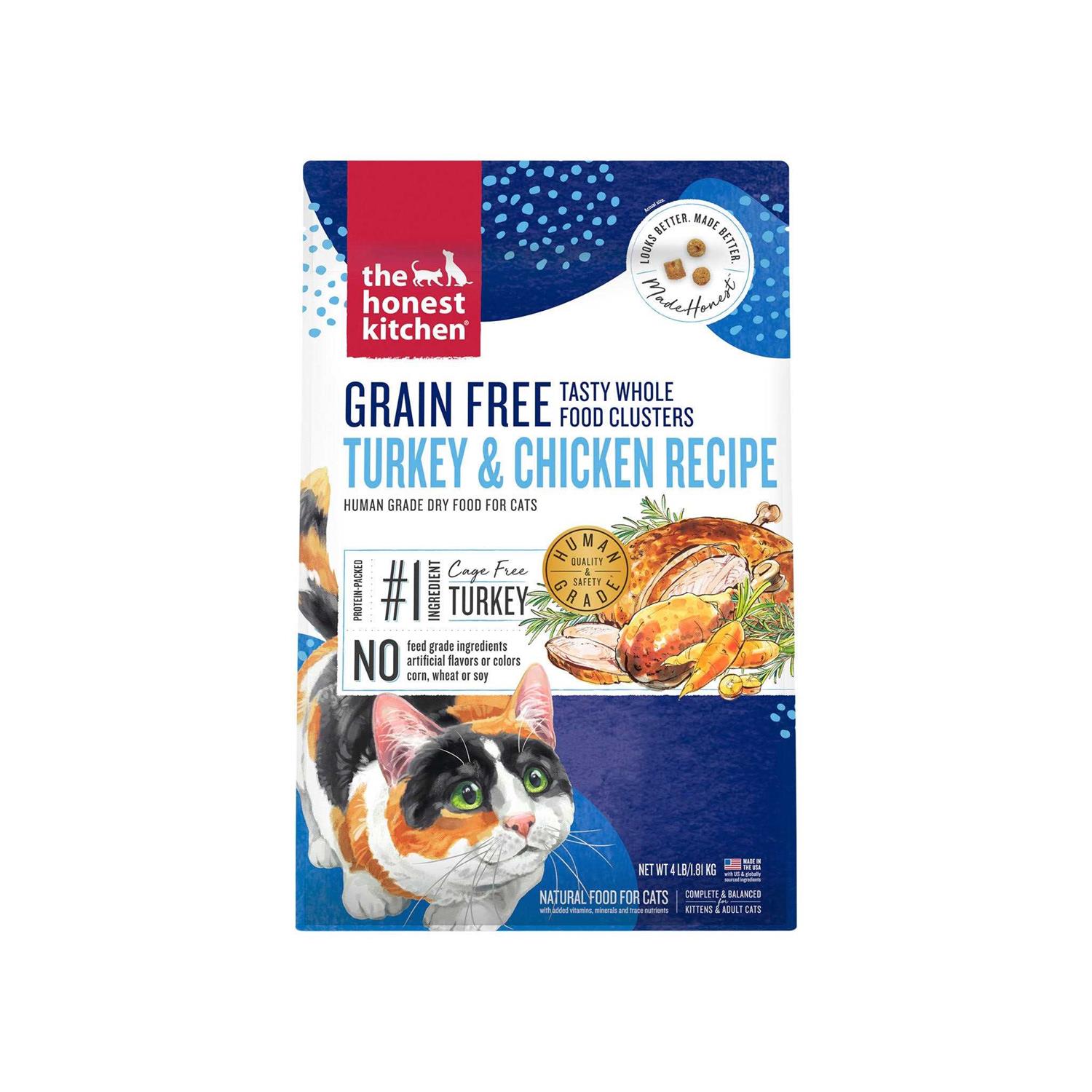 The Honest Kitchen Grain-Free Chicken Whole Food Clusters Dry Cat Food - Pet Supplies online store