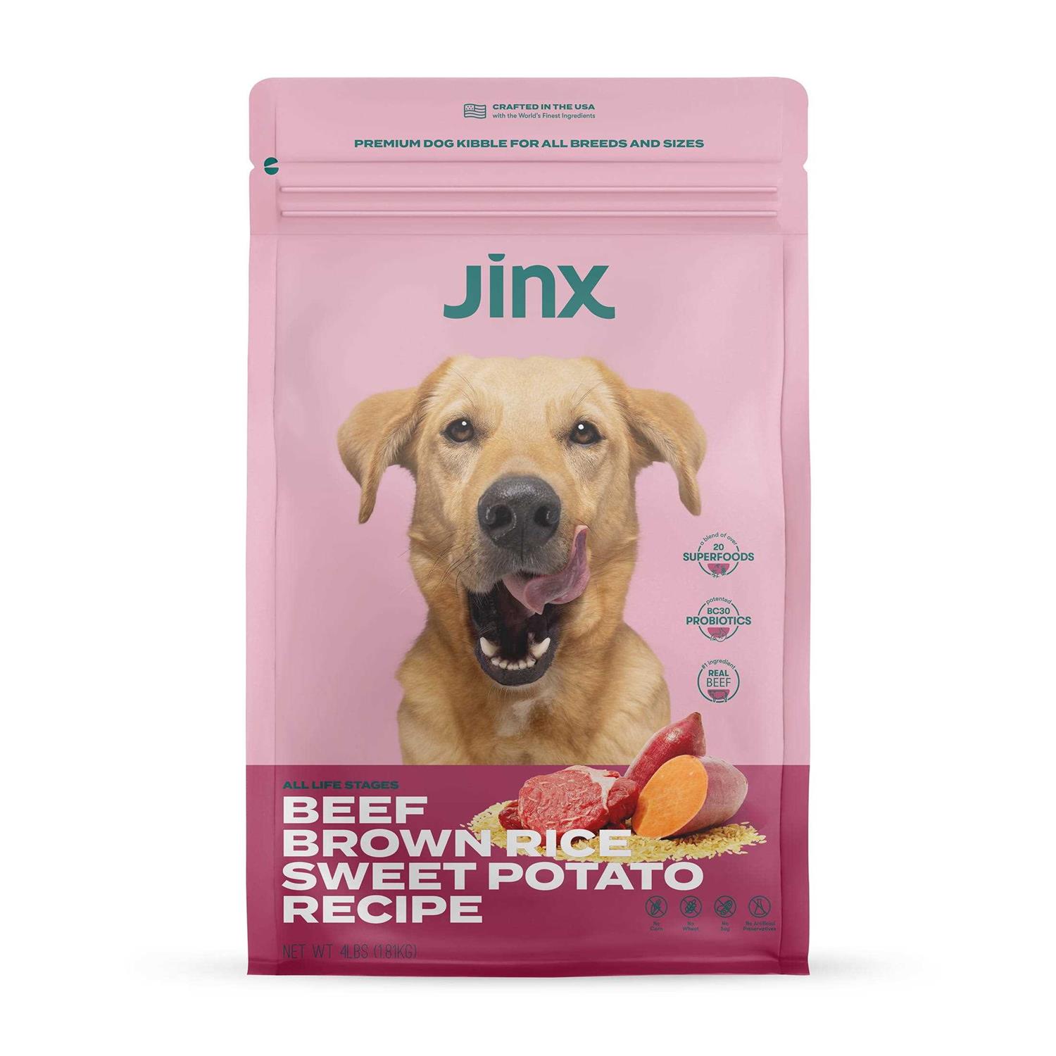 Jinx Beef Brown Rice & Sweet Potato Dry Dog Food - Pet Supplies online store