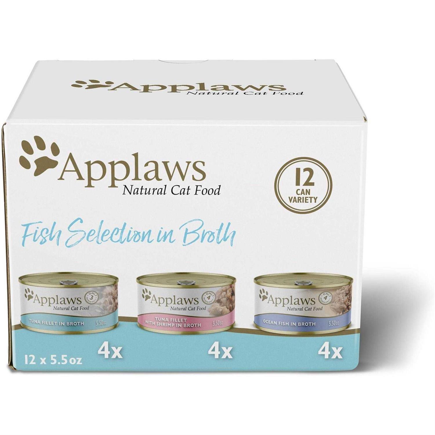 Applaws Natural Fish Selection in Broth Multipack Wet Cat Food - Pet Supplies online store
