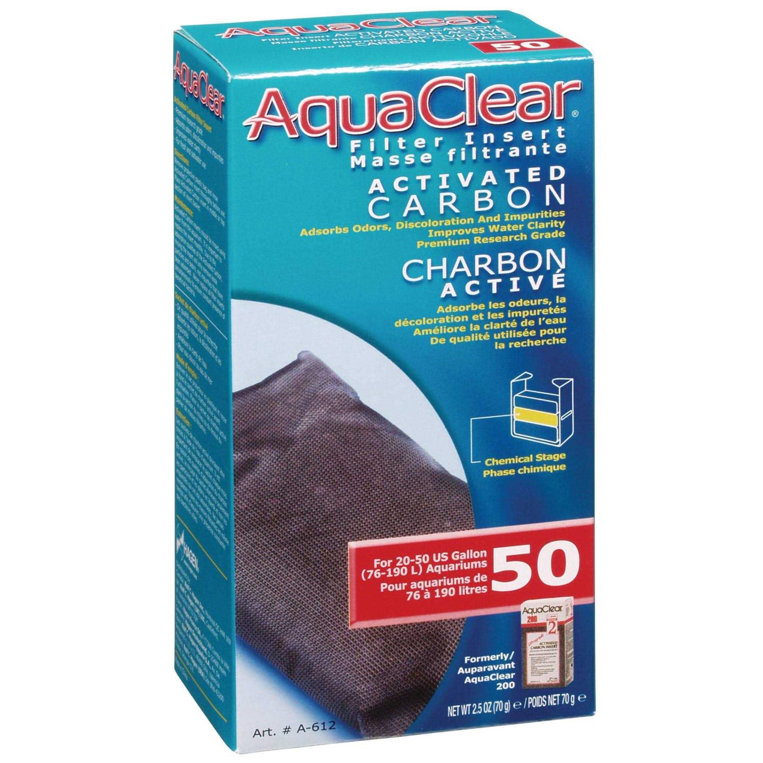 Aquaclear 50 Activated Carbon Filter Insert - Pet Supplies online store