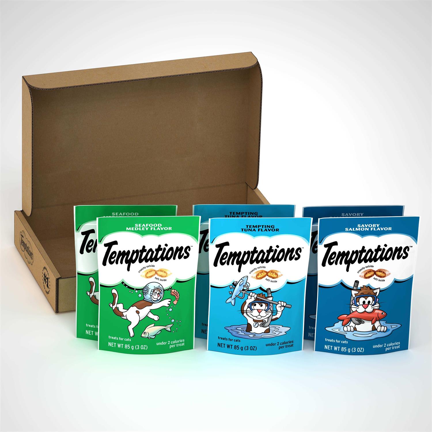 Temptations Classic Crunchy and Soft Cat Treats Variety Pack - Pet Supplies online store