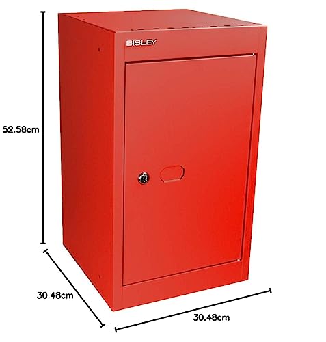 Bisley Personal Stacking Steel Cube Lockers, White (BSLOCK-WH)