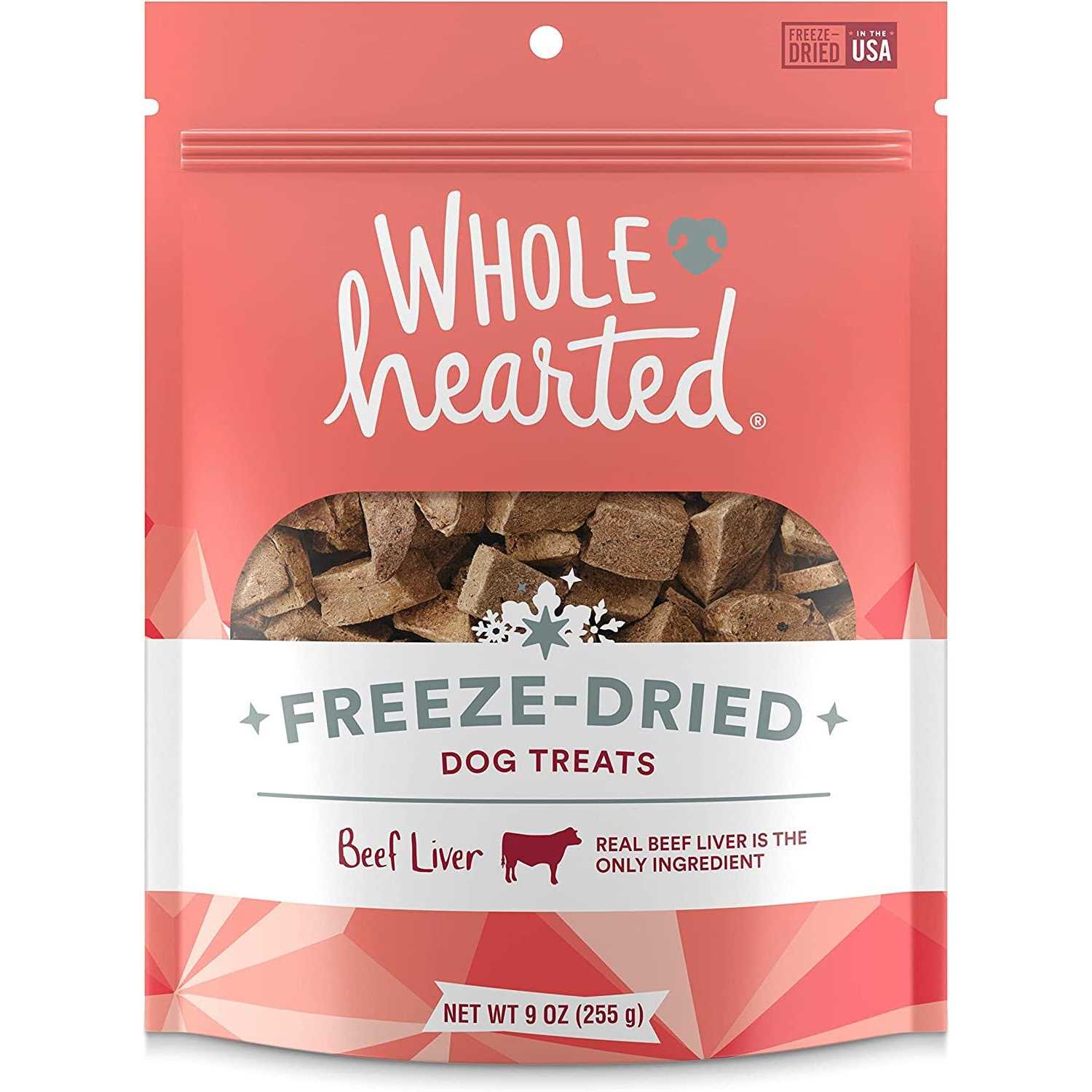 WholeHearted Beef Liver Freeze-Dried Dog Treats - Pet Supplies online store